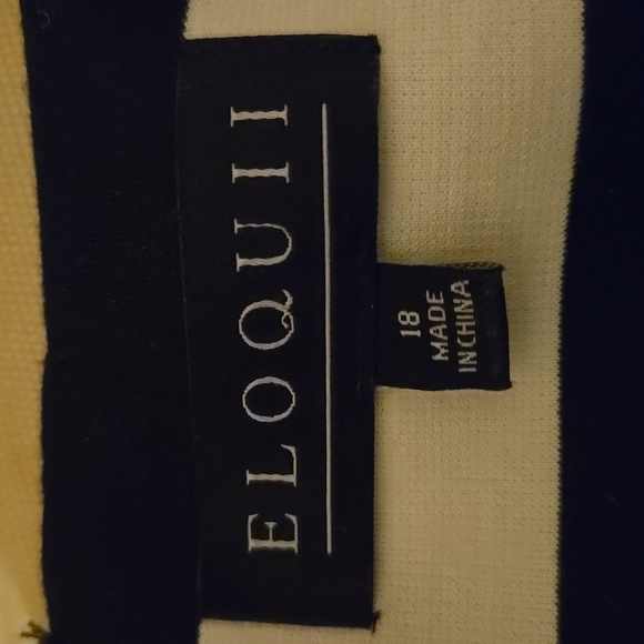 Eloquii Black/White Dress - Picture 2 of 6